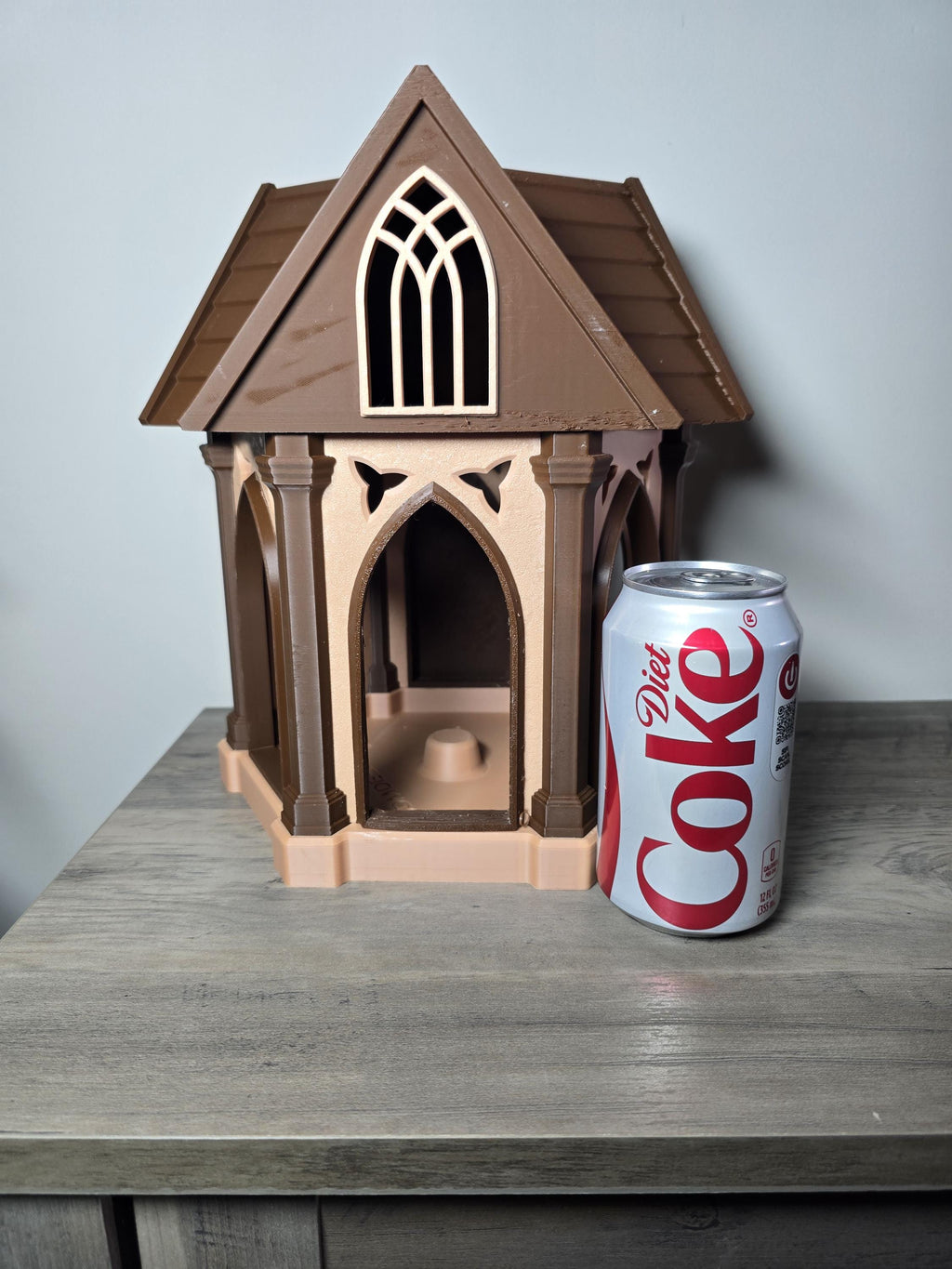 3D Printed Large Victorian Bird Feeder | Post Mount | 9x9x11 In | 4m3d Design Art