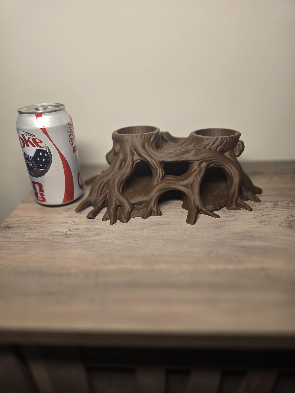 3D Printed Tree Stump Hideaway | Aquarium & Reptile Enclosure Decor | 10x7x4 In | 4m3d Design Art