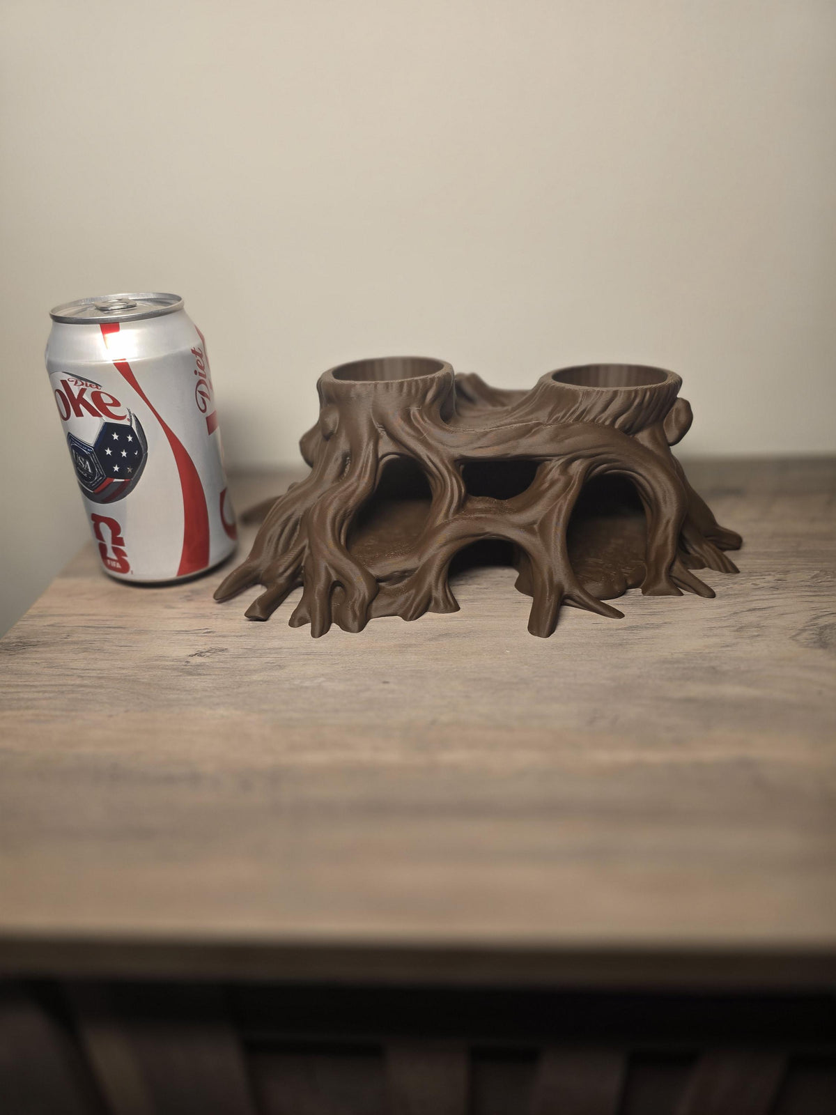 3D Printed Tree Stump Hideaway | Aquarium & Reptile Enclosure Decor | 10x7x4 In | 4m3d Design Art