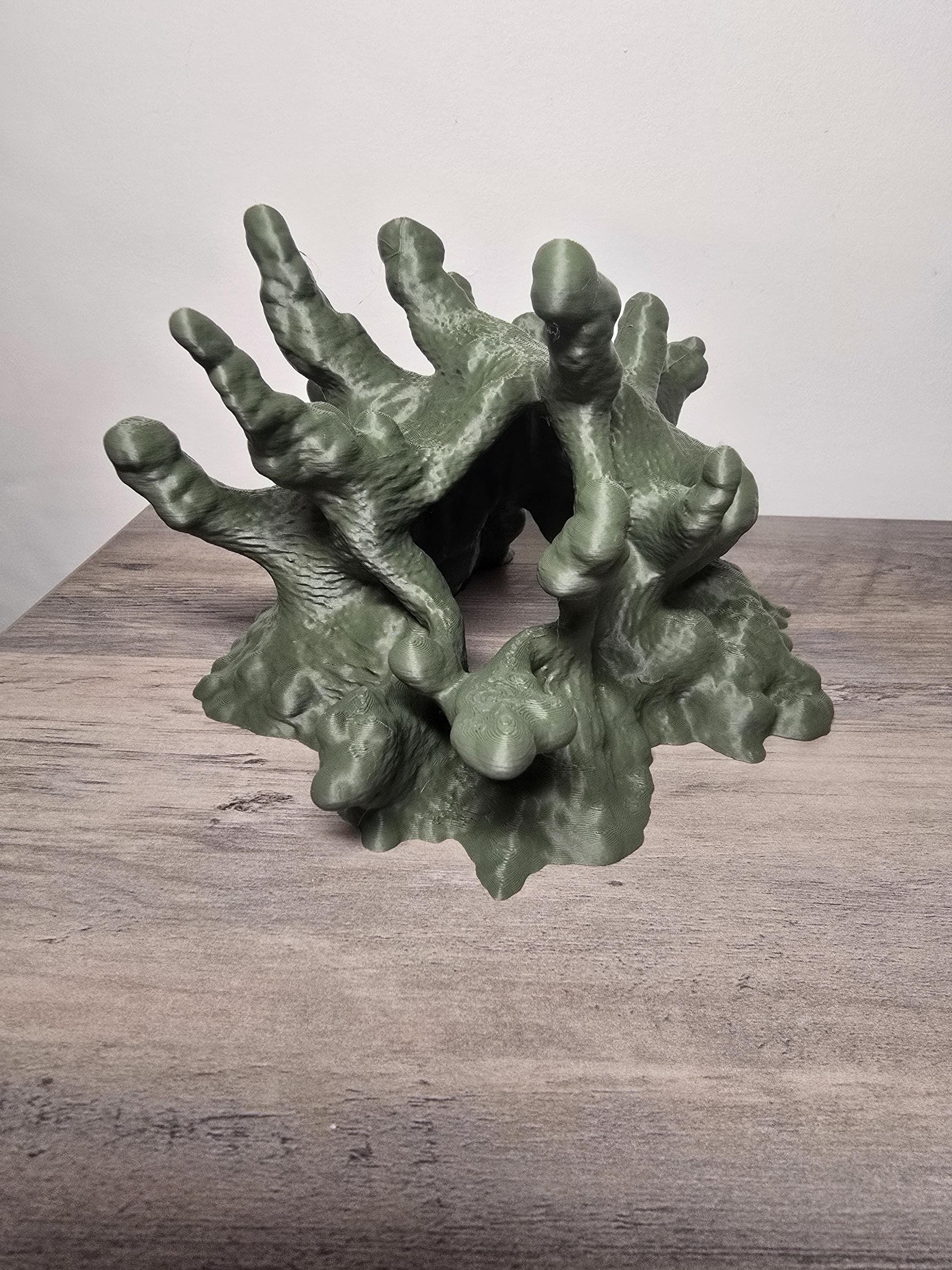 3D Printed Realistic Coral Aquarium Decor | 7x6x6 Inches | Custom Colors | 4m3d Design Art