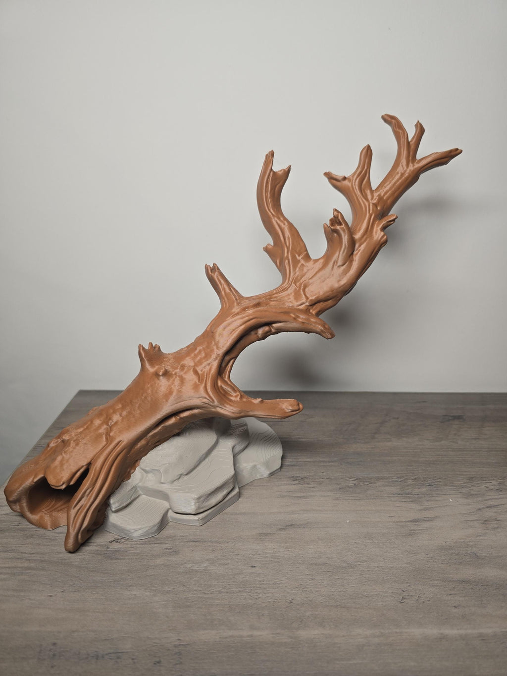 3D Printed Tree Branch and Cave Aquarium Decor | 11x7x9 Inches | 4m3d Design Art