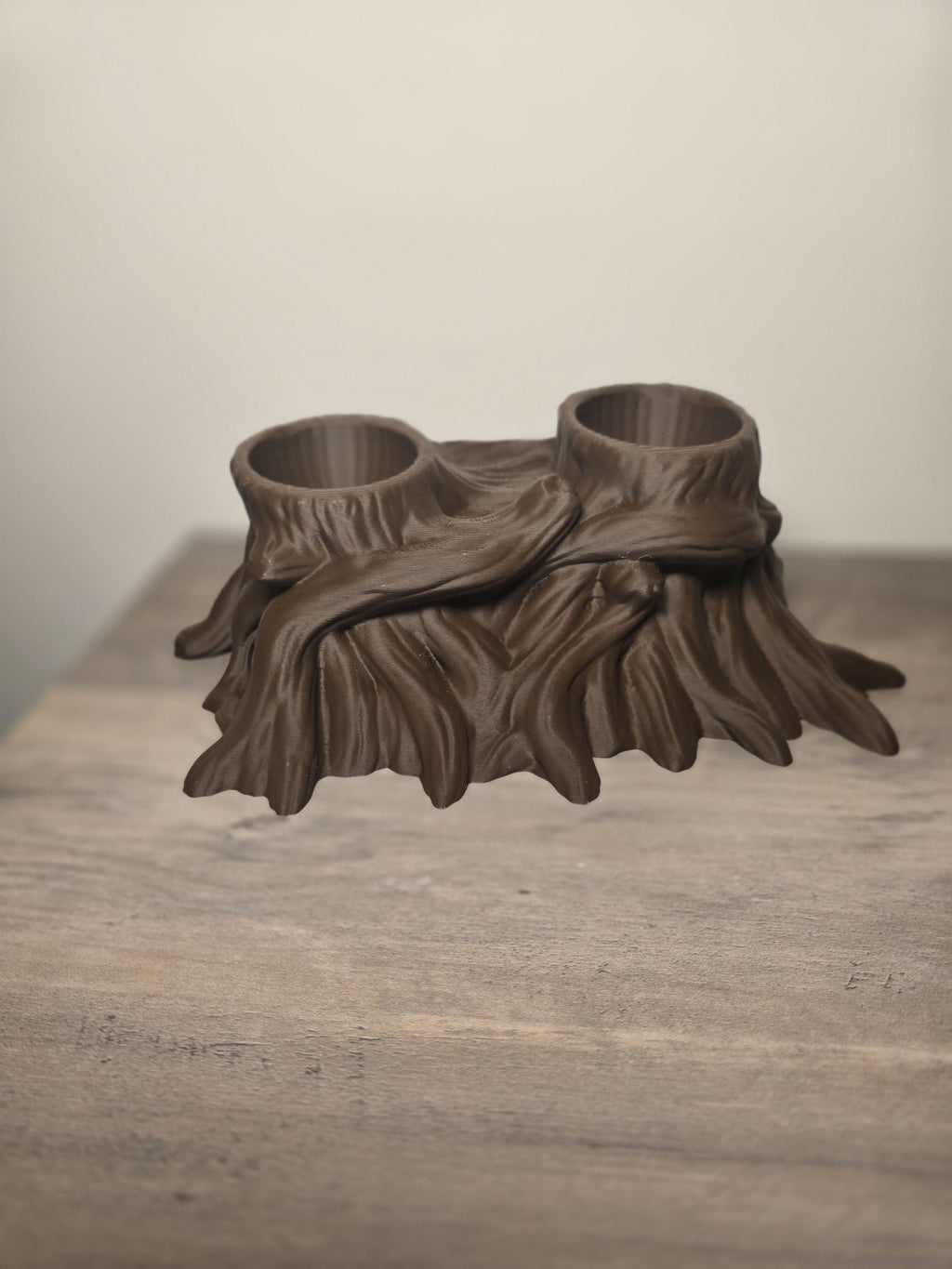 3D Printed Tree Stump Hideaway | Aquarium & Reptile Enclosure Decor | 10x7x4 In | 4m3d Design Art