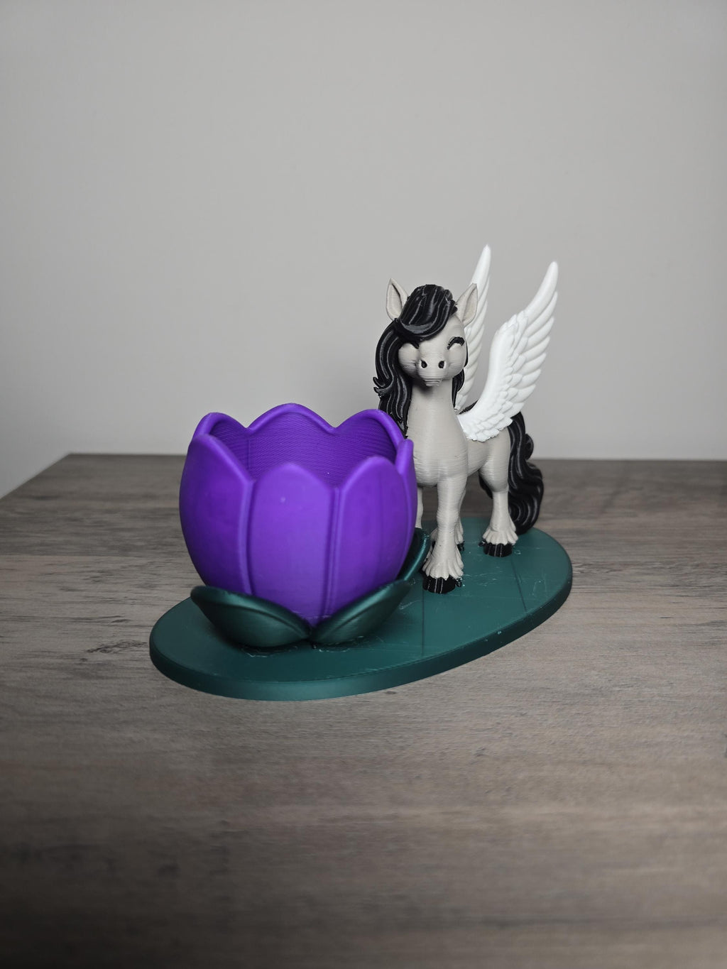 3D Printed Pegasus Tealight Candle Holder | Elegant Fantasy Decor | 4m3d Design Art