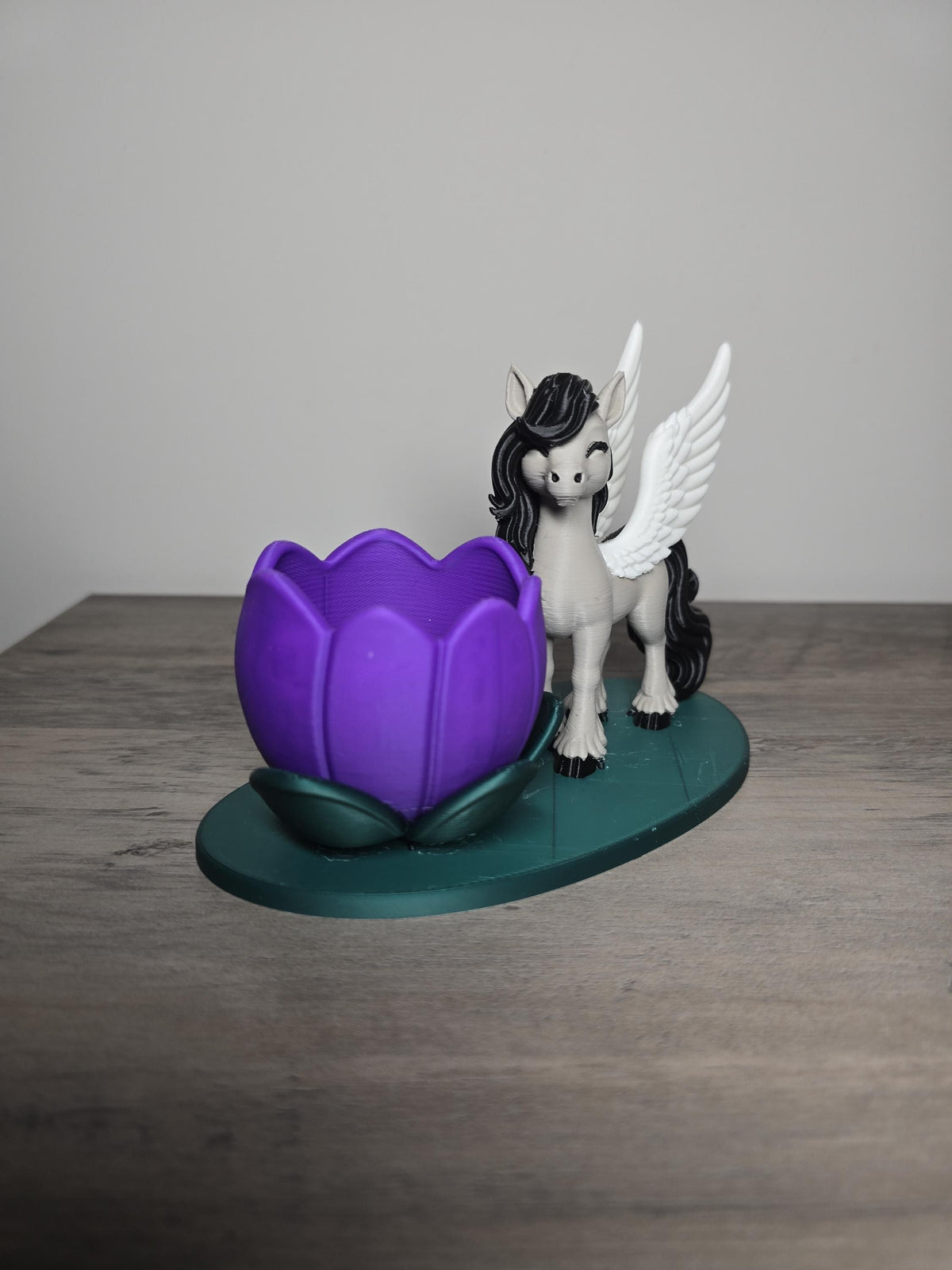 3D Printed Pegasus Tealight Candle Holder | Elegant Fantasy Decor | 4m3d Design Art
