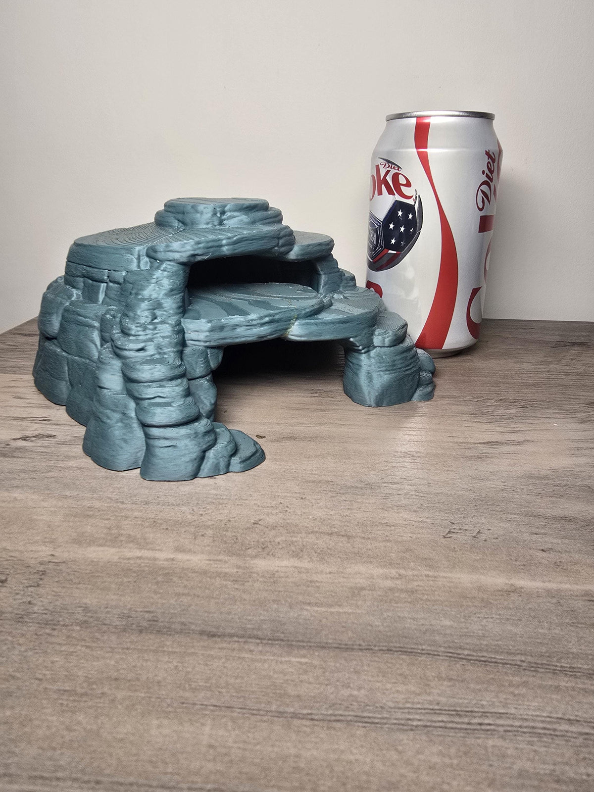 3D Printed Rock Formation Aquarium Decor | Fish Hideaway | 8x8x3.5 In | 4m3d Design Art