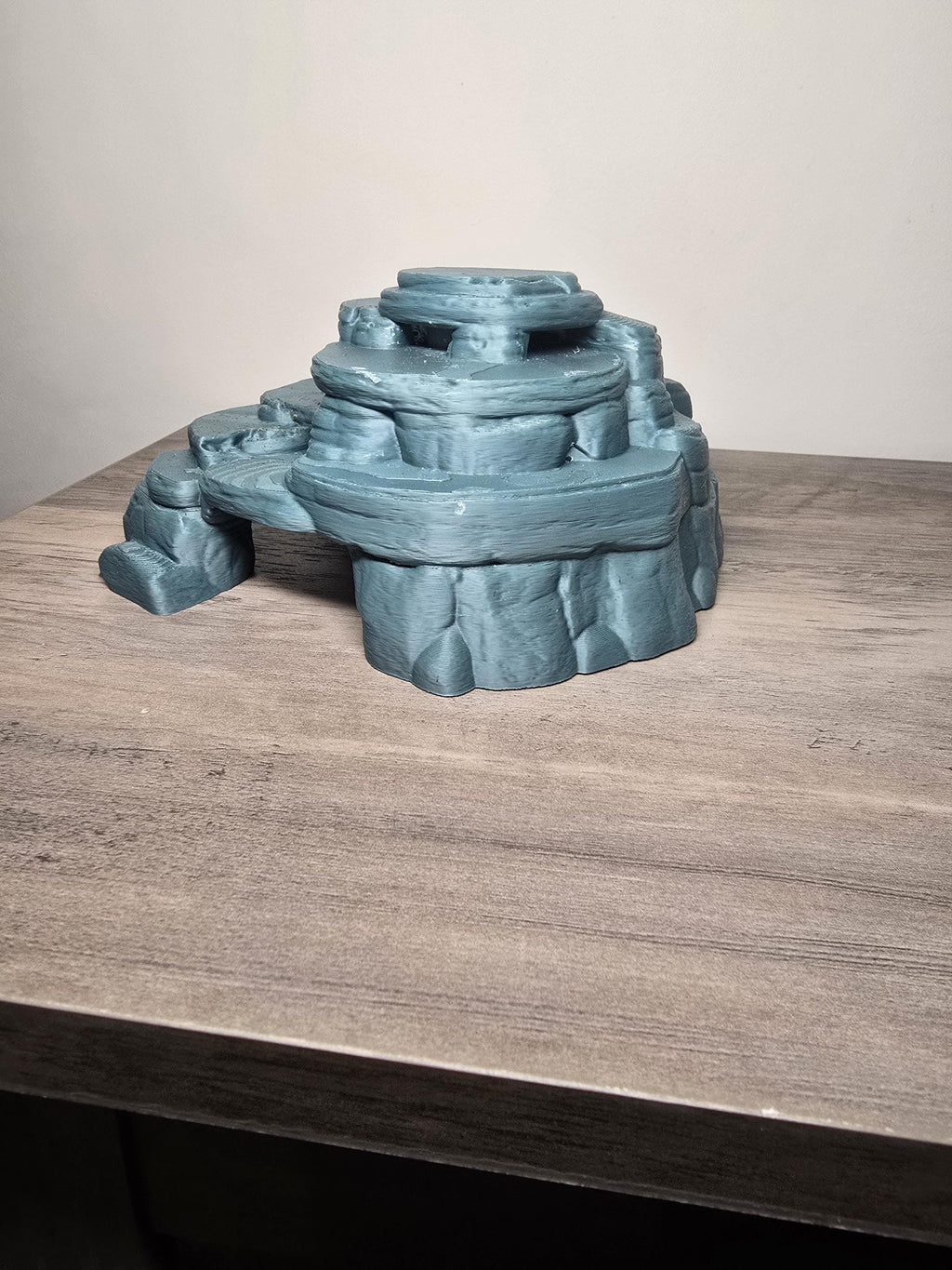 3D Printed Rock Formation Aquarium Decor | Fish Hideaway | 8x8x3.5 In | 4m3d Design Art