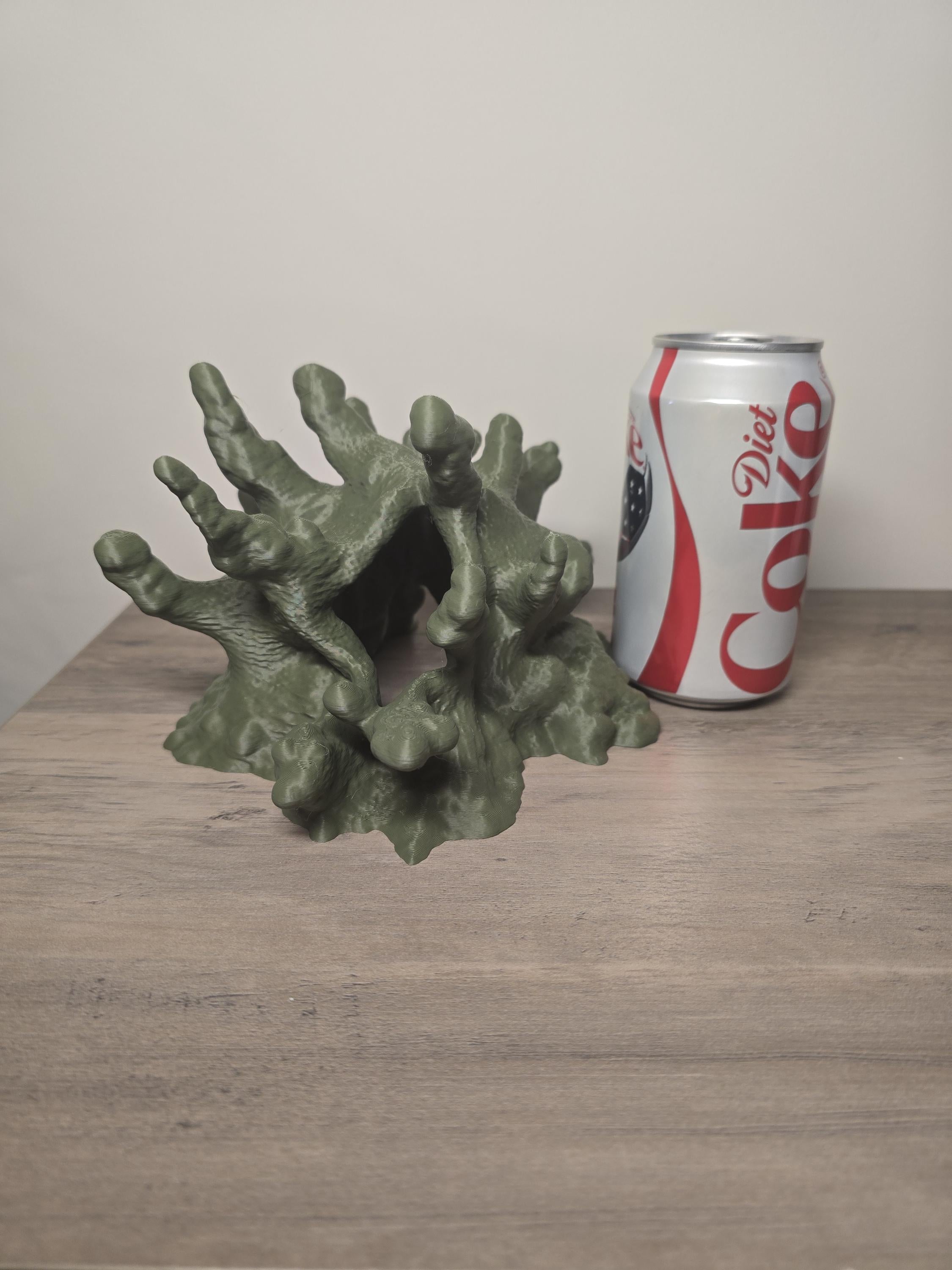 3D Printed Realistic Coral Aquarium Decor | 7x6x6 Inches | Custom Colors | 4m3d Design Art