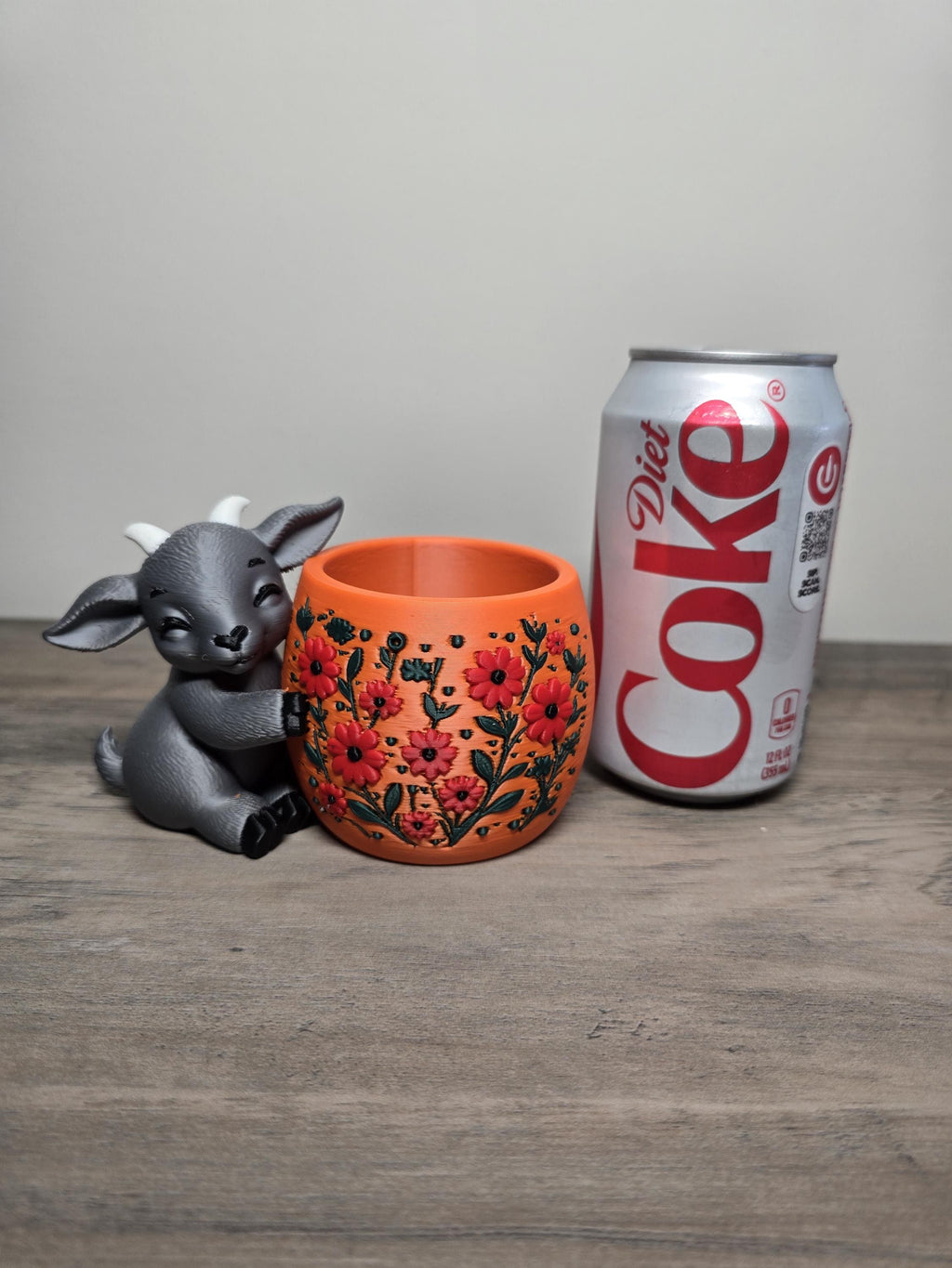 3D Printed Baby Goat Planter | Floral Design | Whimsical Home Decor | 4m3d Design Art