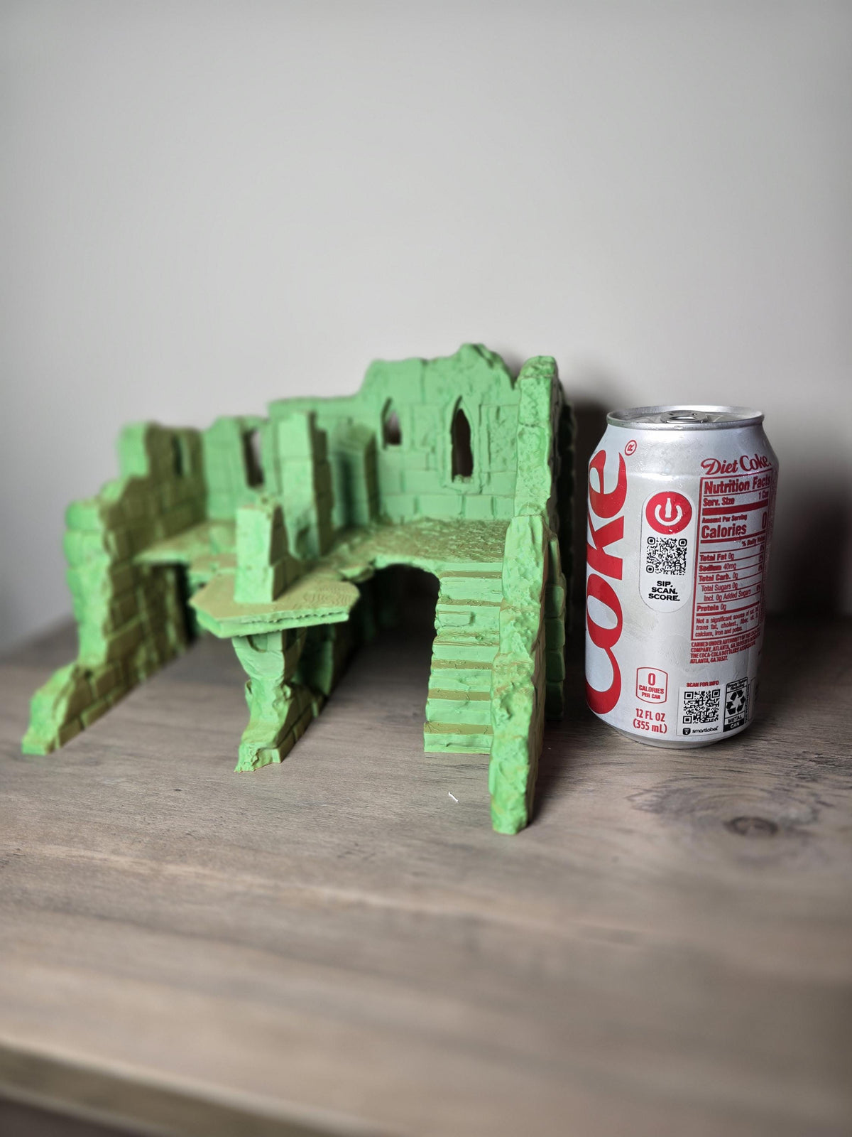3D Printed Castle Aquarium Decor | Swim-Through | 9x8x6 Inches | 4m3d Design Art